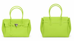 Jelly Bag Firkin Vert Citron - vue avant et arrière