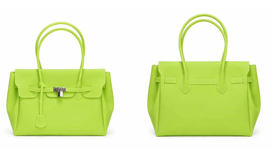 Jelly Bag Firkin Vert Citron - vue avant et arrière